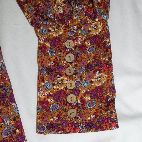 Gimmicks Women's Floral Long Sleeve Blouse Size Lg - Picture 5 of 9